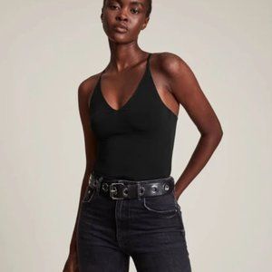 NWT AllSaints Black Bodysuit
